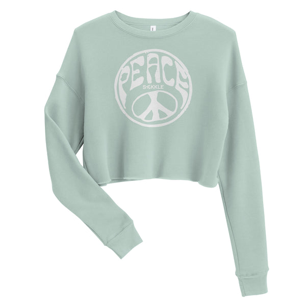 Sekkle Peace Crop Sweatshirt